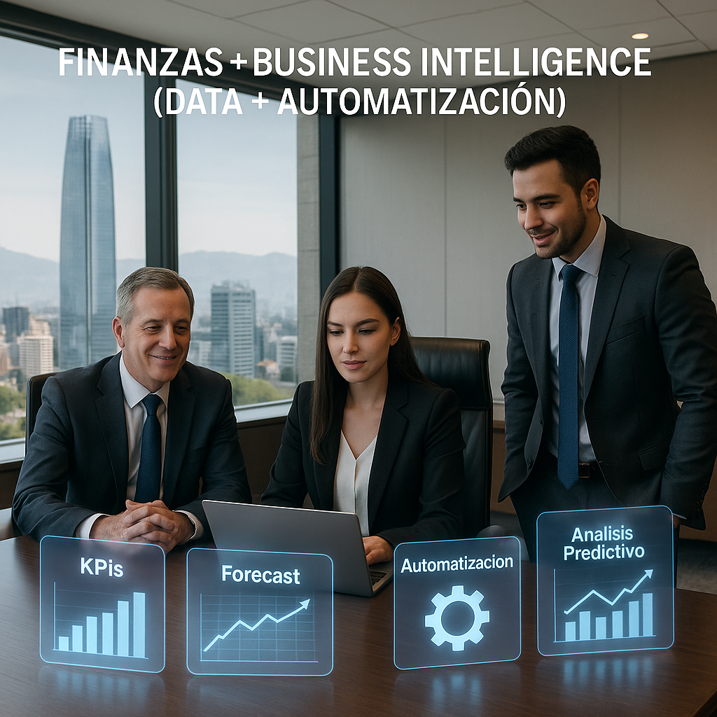 finanzas business intelligence (data + automatizaciÓn) CFO Externo Pymes y Startups